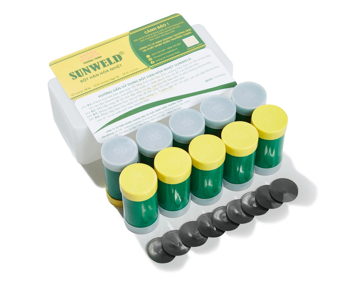 Thuốc hàn hóa nhiệt Sunweld: 90g, 115g, 150g, 200g, 250g