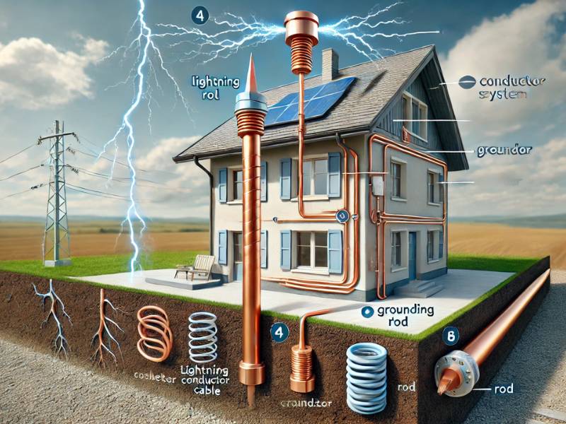 Thi công hệ thống chống sét: Quy trình chuẩn và lưu ý