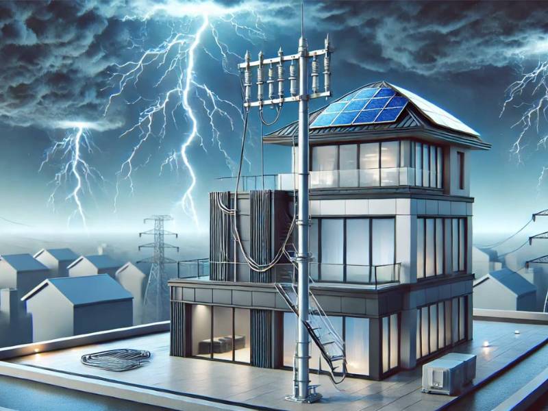 công trình trang bị hệ thống chống sét