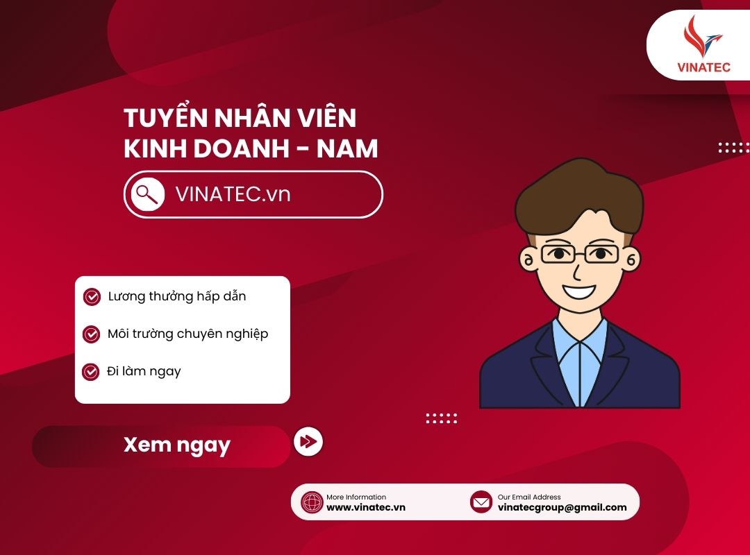 Tuyển nhân viên kinh doanh NAM/NỮ – Thị trường Hà Nôi